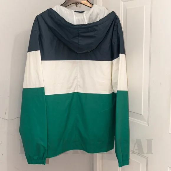 Weatherproof Vintage - Mens Hooded Short Windbreaker Jacket - Picture 7 of 8